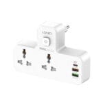 LDNIO SC2311 20W 3-Port USB Charger Extension Power Strip