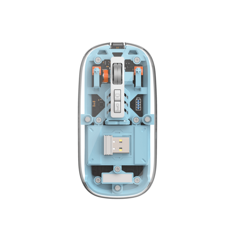 WiWU Transparent Crystal 2.4G Magnetic Wireless Mouse