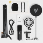 MAONO AU-A04 USB Microphone Combo Setup – Plug & Play USB Cardioid Podcast Condenser Microphone - Image 3
