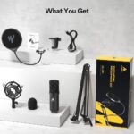 MAONO AU-A04 USB Microphone Combo Setup – Plug & Play USB Cardioid Podcast Condenser Microphone - Image 4
