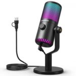 Maono DM30 RGB Programmable USB Condenser Microphone – Black