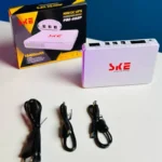 SKE POE 432P Mini DC UPS – 25W, 5V/9V/12V & PoE 15V/24V – 10400mAh